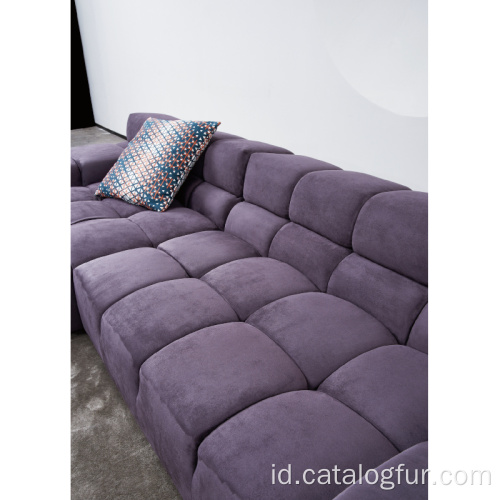 INS populer desain sofa set termasuk meja teh ruang tamu furniture set mewah hotel sofa sofa rumah Modern cahaya mewah